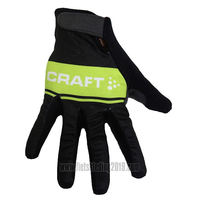 2020 Craft Handschoenen Met Lange Vingers Zwart Groen